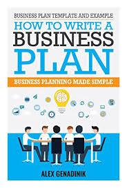 Amazon Com Business Plan Template And Example How To Write A