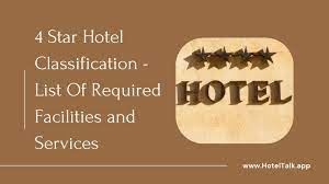 4 star hotel clification list of