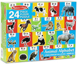 Check out our animal alphabet selection for the very best in unique or custom, handmade pieces from our prints shops. Melissa Doug Animal Alphabet Floor Puzzle Education Station Teaching Supplies And Educational Products