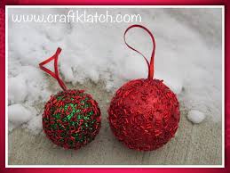 diy easy glitter ornaments how to