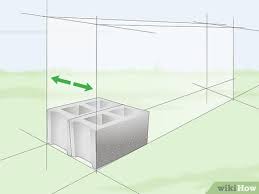 how to build a cinder block wall with
