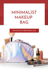 minimalist makeup bag