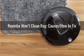 roomba won t clean pick up vacuum very