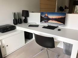 Whether you need something for your home office, the kids' rooms, the kitchen or anywhere else, you will find the perfect diy desk. My Clean Home Office Gaming Setup Home Office Setup Office Setup Home