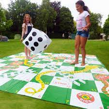 giant snakes and ladders outdoor garden