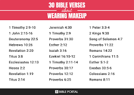 56 verses about wearing makeup