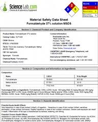 safety doentaterials data