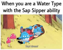 Pokemon with sap sipper