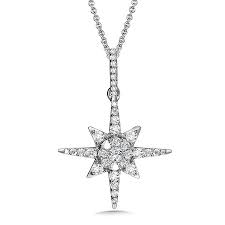 wish upon a star diamond pendant