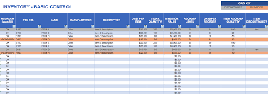 030 Basiccontrol Inventory Management Excel Template