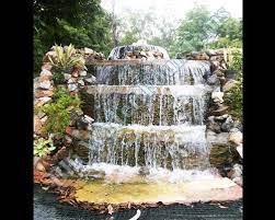 Natural Stone Outdoor Waterfall