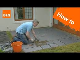 how to lay a patio you