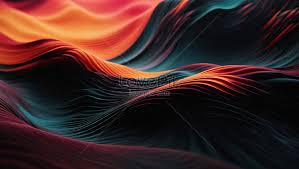 black abstract background wave
