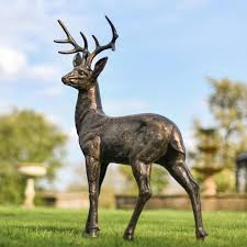 Standing Stag Sculpture