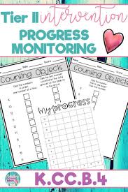 These Tier Ii Math Progress Monitoring Sheets Allow You To