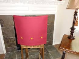 Burgundy Maroon Chair Back Cover W 3