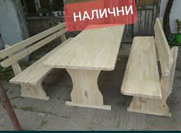 Дървени навеси с маси и пейки. Masi I Pejki Dom I Gradina Olx Bg