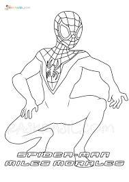 Getting the most of computer games in teaching became an expert methodology on the other side of the world. Miles Morales Coloring Pages Free Printable New Spider Man