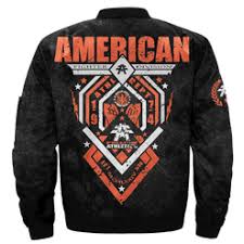 American Fighter Mens Division Over Print Jacket