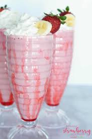 strawberry banana milkshake simply