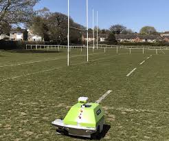 robot for rugby pitch marking gps