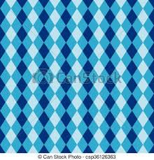 Seamless Blue Diamond Harlequin Background Pattern