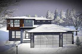 Plan 75437 Modern Two Story Home Plans