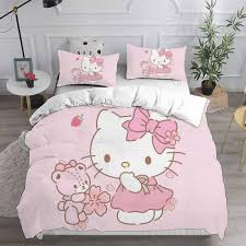 Baby Pink Background Bedding Set