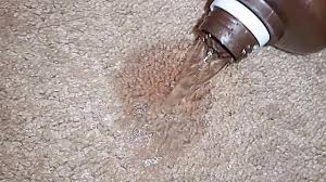 removing carpet stains with hydrogen