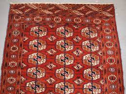 antique tekke turkmen rug of small