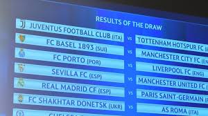 uefa chions league round of 16 draw