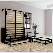 Wall Bed With L Shape Sofa Bed Frame