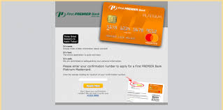 We did not find results for: Enter Your Confirmation Number Credit Card Application First Premier Bank Credit Card Application Credit Card Mastercard Credit Card