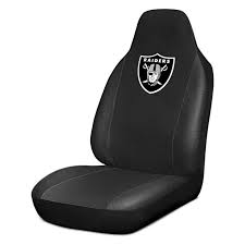 Seat Cover With Oakland Raiders Logo