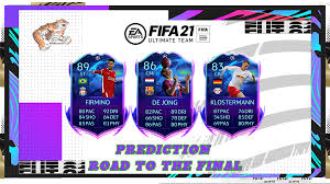 These blue special cards are assigned to the best players based on their real performance on the previous civil. Fifa 21 Rttf Predictions Road To The Final Fifaultimateteam It Uk