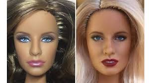 makeup ulang boneka yang menor hasil