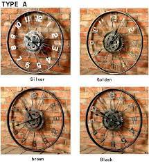 bicycle wheel wall clock diy clock