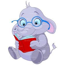 Image result for free printable images animated animals reading