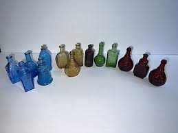 Vintage Wheaton Miniature Colored Glass