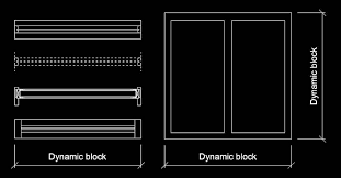 Window Dynamic Block In Autocad 2d Dwg