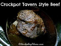 crockpot tavern style beef