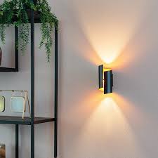 Design Wall Lamp Black With Gold