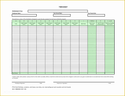 010 Free Printable Weekly Employee Time Sheets Excel