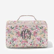 custom quilted train case marleylilly