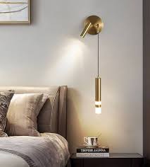 Hdc Modern Long Gold Led Wall Lamp With