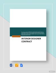 interior designer contract 10