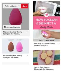 the best way to clean makeup sponges