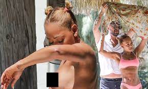 Mel B topless during Desert Hot Springs retreat with Gary Madatyan | Daily  Mail Online