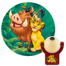 Projectables Disney Lion King Led Night Light Dusk To Dawn Plug In 43845 Walmart Com Walmart Com