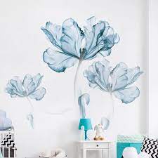 Watercolor Flowers Wall Decals